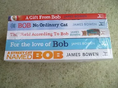 Bob The Cat Series Books 1 - 5 Collection Set James Bowen - A Street Cat - New • £18.75