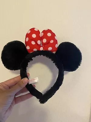 Disney Minnie Mouse Ears Red & White Bow Mini Headband Tokyo Disney Resorts • $9.09