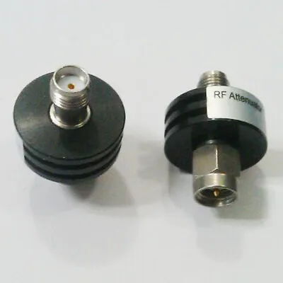 DC-6/13GHz 5W SMA Male To Female Fixed Attenuator 1-6db 10db 15db 20db 30/40db • $18.80