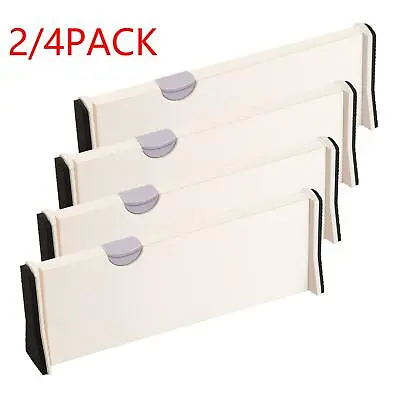 New Expandable Drawer Dividers Tie Makeup Wardrobe Separator DIY Neat Storage UK • £10.99