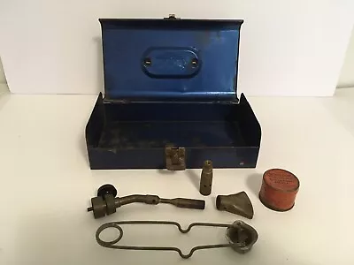 Vintage  Bernz-O-Matic  Propane Torch Kit Blue Steel Box • $16