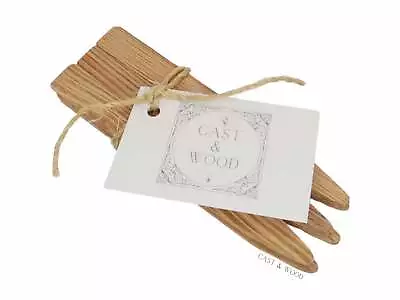 £6 • Buy Small Pine Plant Markers - Set Of 10 - Handmade - Pine - Herb Garden Labels
