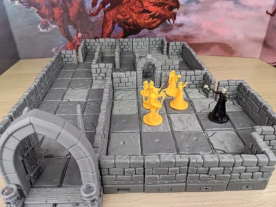 $184 • Buy D&D Magnetic Dungeon Terrain Kit - Modular Magnetic Tiles