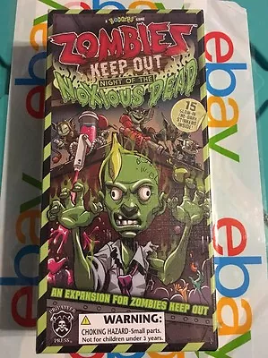 Privateer Boardgame Zombies - Keep Out Night Of The Noxious Dead Expans Box • $27.24