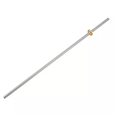 500mm T8 Pitch 2mm Lead 2mm Lead Screw Rod With Copper Nut For 3D Printer • $30.39