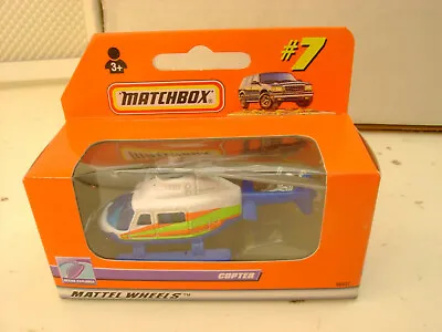 1999 Matchbox Superfast #7 Copter Helicopter New In Box • $9.99