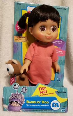 Disney Pixar Monsters Inc. Talking Babblin’ Boo Doll With Magical Mikey • $174.91