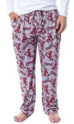 Marvel Mens' Carnage Character Symbiote Tossed Print Sleep Pajama Pants • $14.99