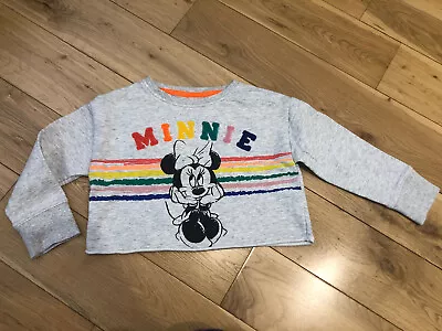 * New Next Minnie Mouse Cropped Jumper Age 5 * • £2.50