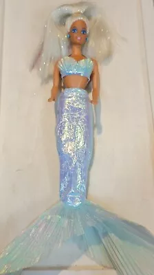 Vintage 1991 Magical Mermaid Barbie With Rainbow Hair #1434 EUC C336G  • $33.60