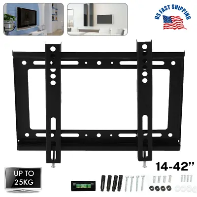 TV Wall Mount Bracket For 14 16 17 19 22 24 26 32 35 37 42 Inch • $10.99