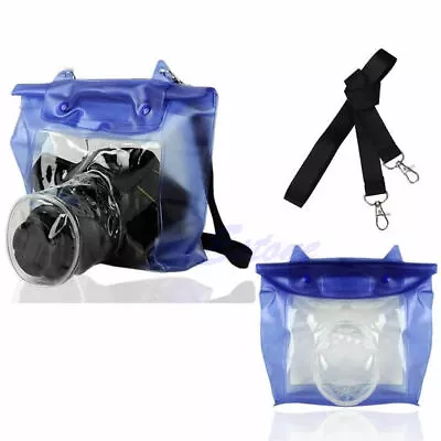 DSLR SLR Camera Waterproof Underwater Housing For Case Pouch Dry Bag For • £6.78