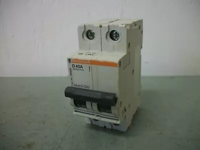 Merlin Gerin Multi9 C60 Motor Circuit Breaker Mg24528 40amp 480volt 2pole • $29.99