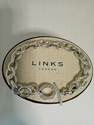 Links Of London Sterling Silver Signature Bracelet  Condition • £129.99