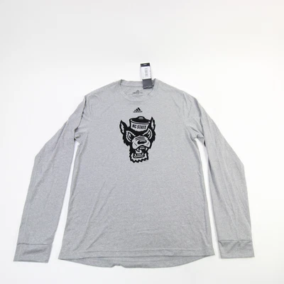 $12 • Buy NC State Wolfpack Adidas Climalite Long Sleeve Shirt Men's Gray New