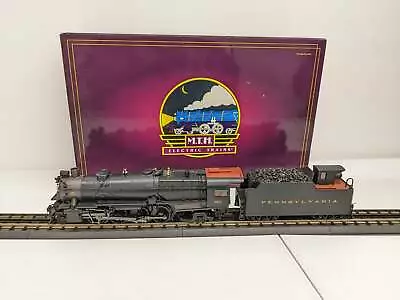 USED MTH Premier 20-3180-1 O 2-8-2 Mikado Steam Engine Pennsylvania #520 PS2 • $675