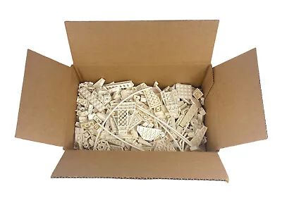 Lot Of 1 Pound 5 Ounces Of White Legos Multi-Sized Bricks & Accessories • $27.95