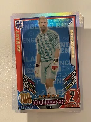 £3 • Buy Match Attax Euro 2012 Joe Hart Hundred Club