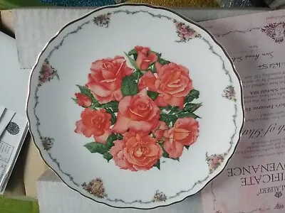 The Queen Mothers Favourite Flowers Elizabeth On Glamis Collectors Plate  • £73.50