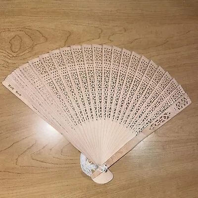$1.25 • Buy Hand Fan For Women Chinese Sandalwood Scented Folding Fan Vintage Foldable Fan