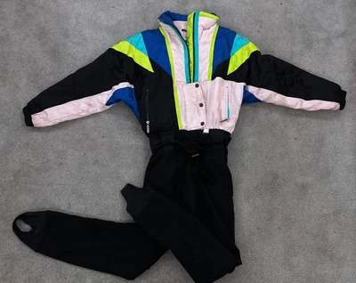 $75 • Buy Vintage Women’s TYROLIA By Head Ski Suit 6 Retro Ski
