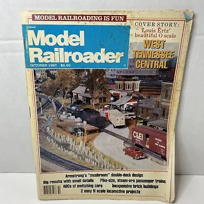 Model Railroader Magazine - October 1987 - Big Results With Small Details • $7.42
