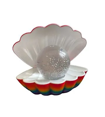 Seashell Colour Changing Glitter Mood Lamp Battery/USB Shell Pearl Night Light • £19.99