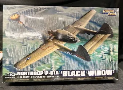 Great Wall Hobby 1/48 L4802 Northrop P-61A  Black Widow  - Plus Extras • $99.99