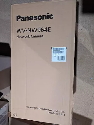 Panasonic WV-NW964E Weather Resistant Dome Network Camera With 30x Zoom PTZ • £550