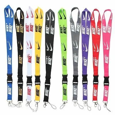 Nike 10 Pieces Set Lanyard Detachable Keychain Badge ID 10-Pack Multicolor • $23.99