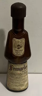 Vintage ITALY FRANGELICO LIQUEUR Bottle Decanter Amber Monk Shape EMPTY 750ml • $20