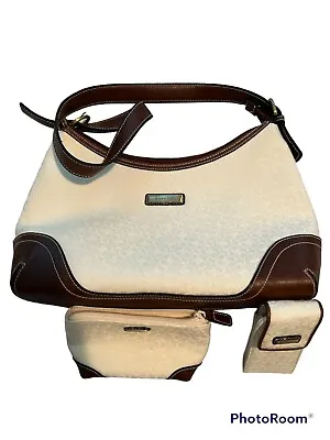 Rosetti Purse 3 Piece Shoulder Bag Compartments Cosmetic Eyeglass • $25