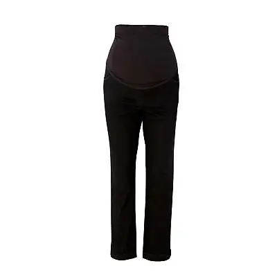 Ladies Black Straight Leg Over Bump Maternity Jeans • £11.99