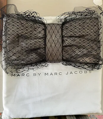 Marc By Marc Jacobs Bow Clutch With Mesh Metallic ($355) • $79.99