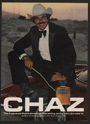 $12.99 • Buy 1981 CHAZ Cologne - TOM SELLECK - MAGNUM P.I.- BLUE BLOODS VINTAGE ADVERTISEMENT