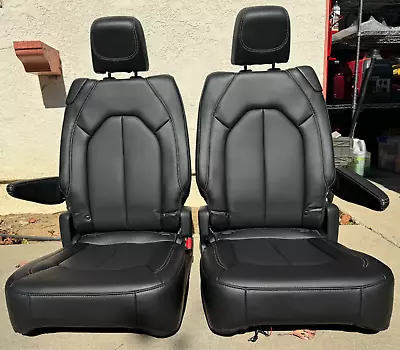 Seat  Pacifica Black Leather OEM Vanagon Safari Van Samurai Susuki • $420