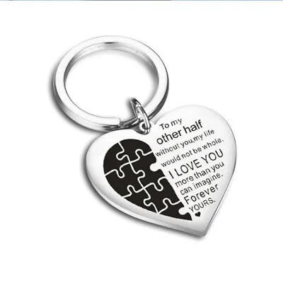 Lover Husband Boyfriend Keychain To My Other Half Keyring Valentine's Day Gift • £4.79