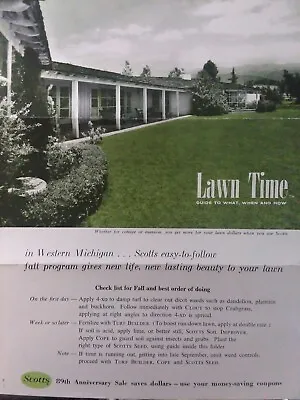 $54.64 • Buy Scotts Lawn Garden Farm Outdoor Products & Implements 1957 COLOR Sales Brochure