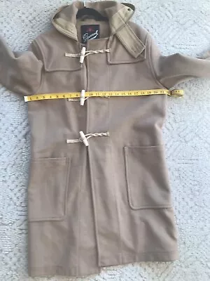 Gloverall Duffle Coat Tan Small Medium 42 Very Good Condition • $140