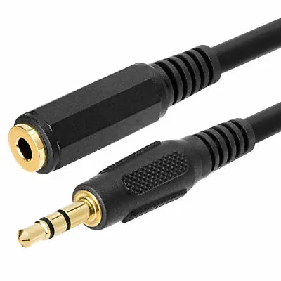 $7.99 • Buy Headphone Extension Cable 3.5mm Jack Male To Female Audio Extender Cord Lot US