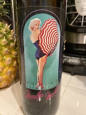 Marilyn Monroe Wine Bottle  1990 Empty Bottle • $45
