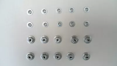 $2.45 • Buy 20 Emblem Nuts! For Bug Beetle Bus Van Karmann Ghia Thing Type-3 Volvo Etc