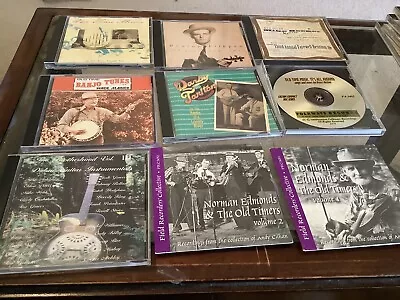 CD Lot Of 9 Vintage Bluegrass Bands Banjo Fiddle Benton Flippen Mike Seeger • $24