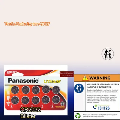 Genuine Panasonic CR2032 BlisterCoin Battery 3V Lithium • $3.99