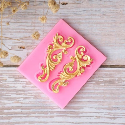 £2.69 • Buy Relief Baroque Silicone Fondant Mould Vintage Cake Border Sugar Paste Decor Mold