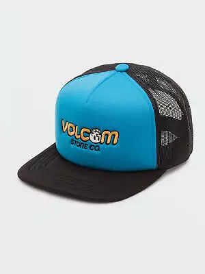 VOLCOM Boy's Trucker Hat CAIDEN TRUCKER - Blue Drift - One Size - NWT - LAST ONE • $24