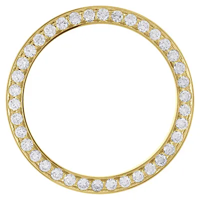 14K Yellow Gold Beadset Diamond Bezel Fits 36mm Rolex DateJust Day-Date 2.52 CT. • $2795