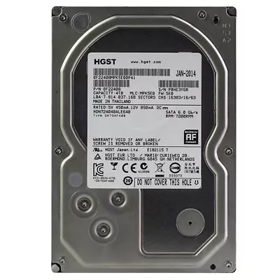 Hitachi 3TB 4TB 6TB 8TB HDD SATA 3.5'' Internal Hard Drive Disk • $119.95