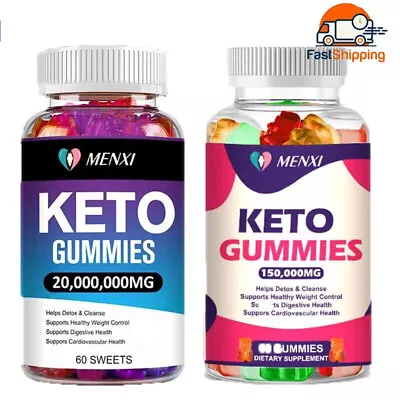 MENXI Keto Gummies Advanced Ketone ACV Weight Loss Fat Burner Dietary Supplement • $24.19