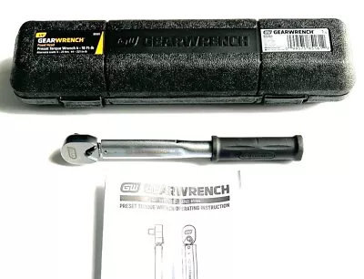 GearWrench 3/8  Drive Preset Micrometer Torque Wrench 5-25 Nm 4-18 Ft/LB #85161 • $49.99